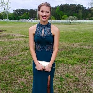 Turquoise Prom Dress